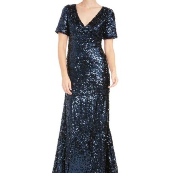 New CALVIN KLEIN FORMAL LONG DRESS Women's Gown - Picture 1 of 10